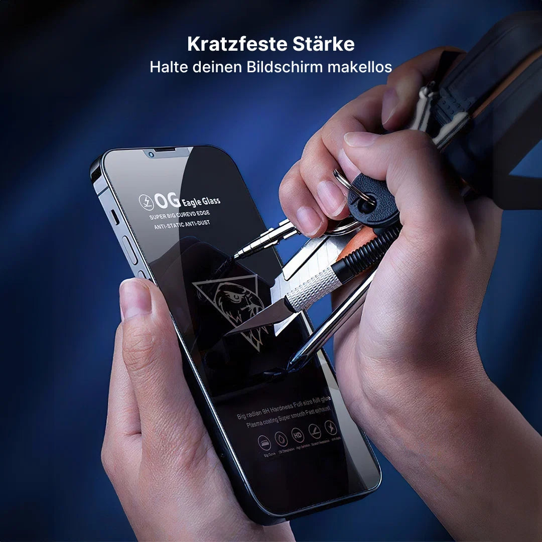 KAVENIQ VISTA – Protecteur d'écran de confidentialité en verre trempé 3-en-1 pour iPhone