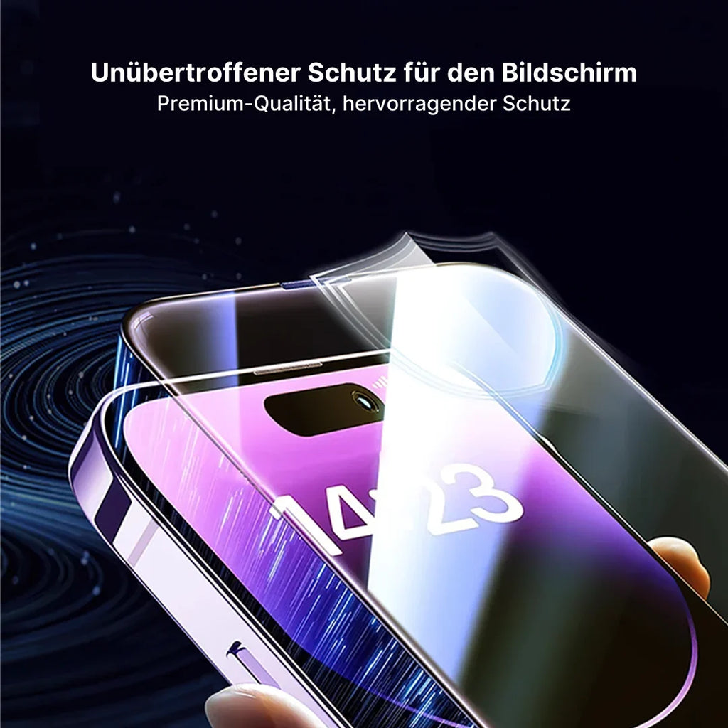 KAVENIQ VISTA – Protecteur d'écran de confidentialité en verre trempé 3-en-1 pour iPhone