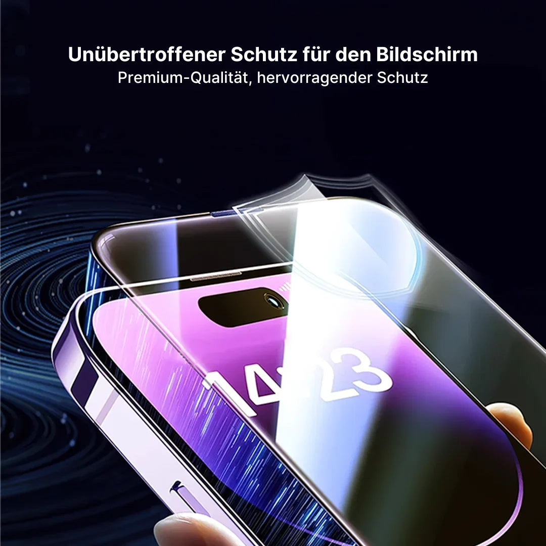 KAVENIQ VISTA – Protecteur d'écran de confidentialité en verre trempé 3-en-1 pour iPhone