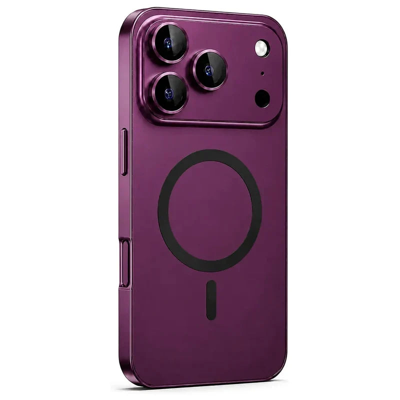 Étui en métal KAVENIQ ARC bourgogne pour iPhone 18