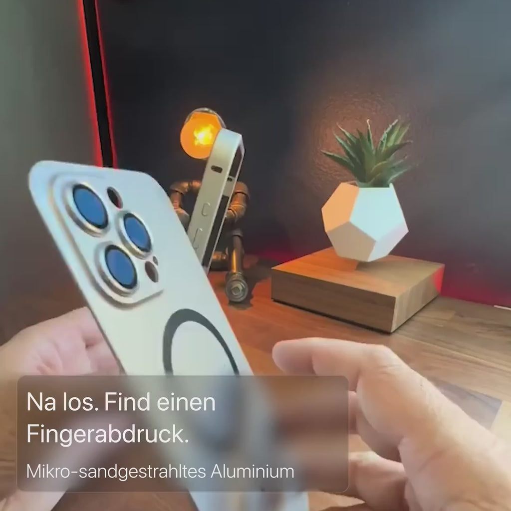 KAVENIQ ARC – Étui en métal pour iPhone avec protection de caméra